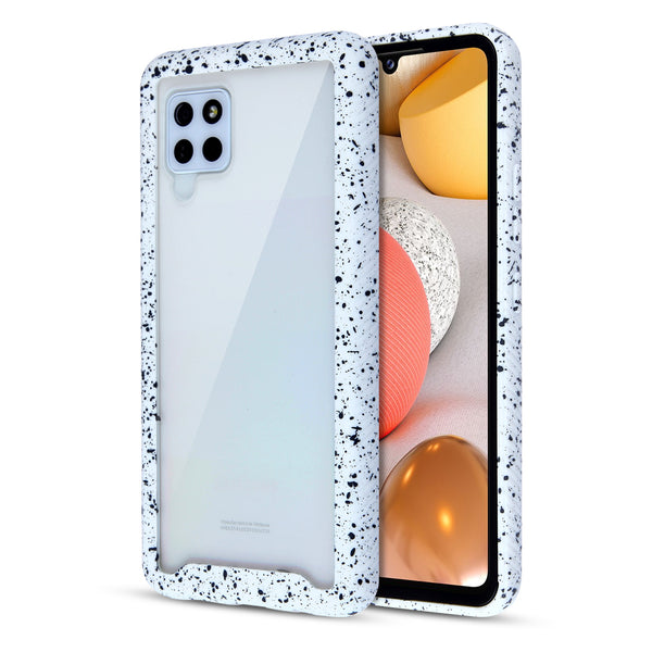 MyBat Splash Hybrid Case for Samsung Galaxy A42 5G - Highly Transparent Clear / White - MSA425GCSFSSS262-2.jpg