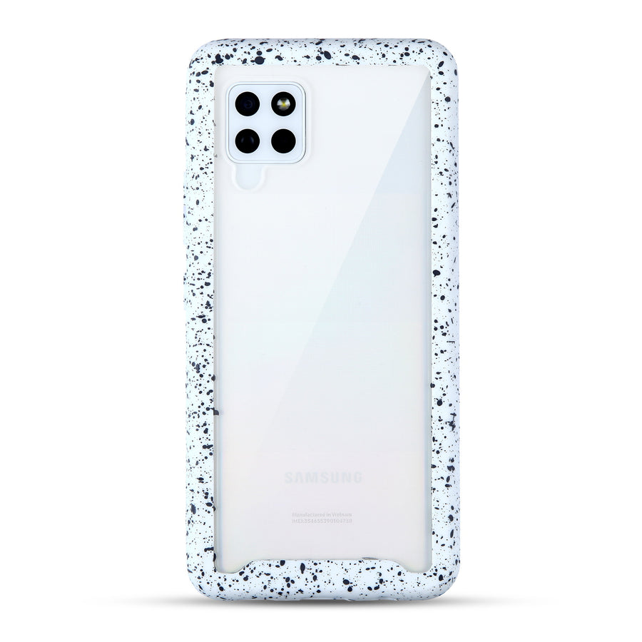 MyBat Splash Hybrid Case for Samsung Galaxy A42 5G - Highly Transparent Clear / White - MSA425GCSFSSS262-3.jpg