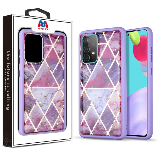 MyBat Hybrid Case for Samsung Galaxy A52 5G - Purple Marbling / Purple - MSA525GCSFSSM061-1.jpg