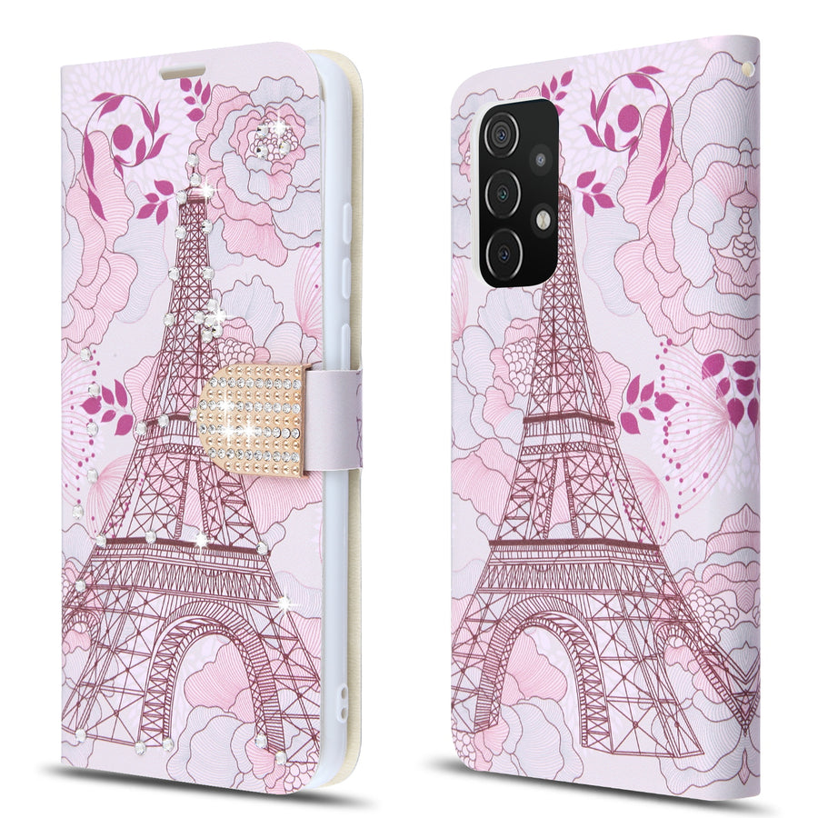MyBat MyJacket Wallet Diamond Series for Samsung Galaxy A52 5G - Eiffel Tower - MSA525GPCMJD104-6.jpg