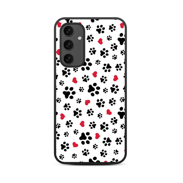 MyBat Design Lab Series Case for Samsung Galaxy A54 5G - Paw Prints and Hearts