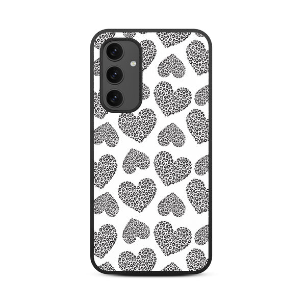 MyBat Design Lab Series Case for Samsung Galaxy A54 5G - Leopard Print Hearts
