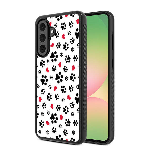MyBat Design Lab Series Case for Samsung Galaxy A56 5G - Paw Prints and Hearts - MSA565GCSLESM001-2.jpg