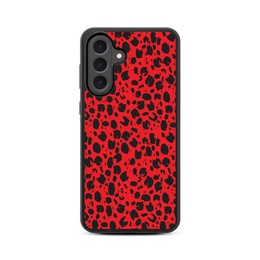 MyBat Design Lab Series Case for Samsung Galaxy A56 5G - Red Leopard Print - MSA565GCSLESM008-3.jpg