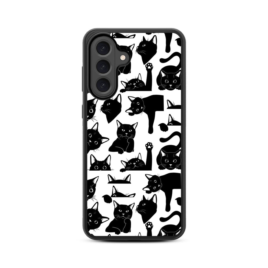 MyBat Design Lab Series Case for Samsung Galaxy A56 5G - Black Cats