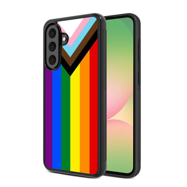 MyBat Design Lab Series Case for Samsung Galaxy A56 5G - LGBTQ+ Flag - MSA565GCSLESM034-2.jpg