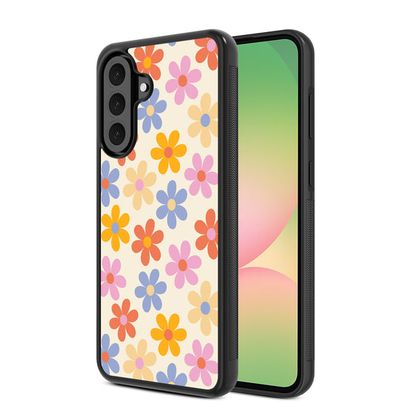 MyBat Design Lab Series Case for Samsung Galaxy A56 5G - Retro Daisies - MSA565GCSLESM137-2.jpg