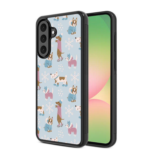 MyBat Design Lab Series Case for Samsung Galaxy A56 5G - Puppy Snow Play - MSA565GCSLESM299-2.jpg