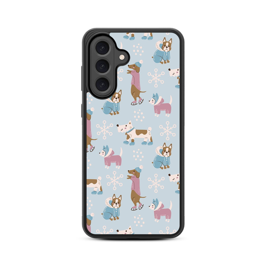 MyBat Design Lab Series Case for Samsung Galaxy A56 5G - Puppy Snow Play