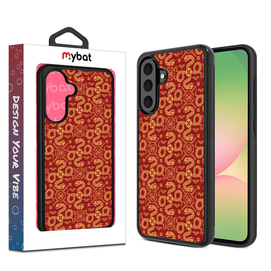 MyBat Design Lab Series Case for Samsung Galaxy A56 5G - Golden Snake Dance