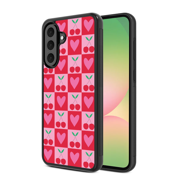 MyBat Design Lab Series Case for Samsung Galaxy A56 5G - Cherry Hearts - MSA565GCSLESM334-2.jpg