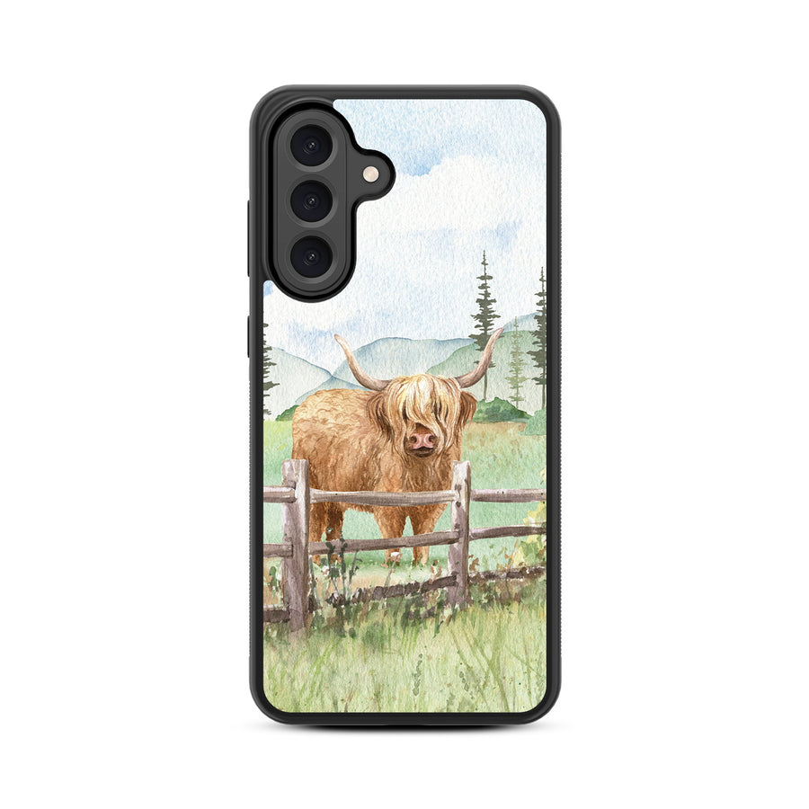 MyBat Design Lab Series Case for Samsung Galaxy A56 5G - Highland Cow - MSA565GCSLESM470-3.jpg