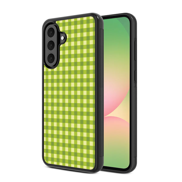 MyBat Design Lab Series Case for Samsung Galaxy A56 5G - Green Gingham - MSA565GCSLESM476-2.jpg