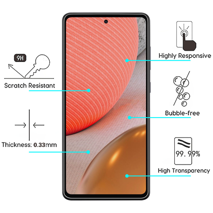 MyBat Tempered Glass Screen Protector (2.5D) for Samsung Galaxy A72 5G - Clear - MSA725GSC90-4.jpg