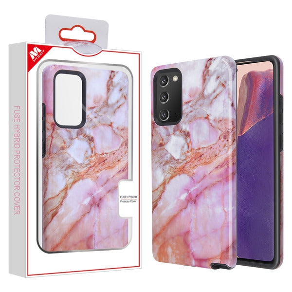 MyBat Fuse Series Case for Samsung Galaxy Note 20 - Pink Marble - MSGN20CSD5FM004-1.jpg