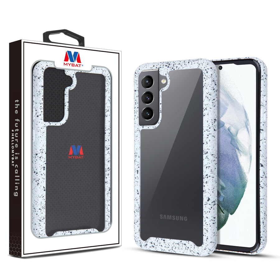 MyBat Splash Hybrid Case for Samsung Galaxy S21 Fan Edition - Highly Transparent Clear / White - MSS21FECSFSSS262-1.jpg