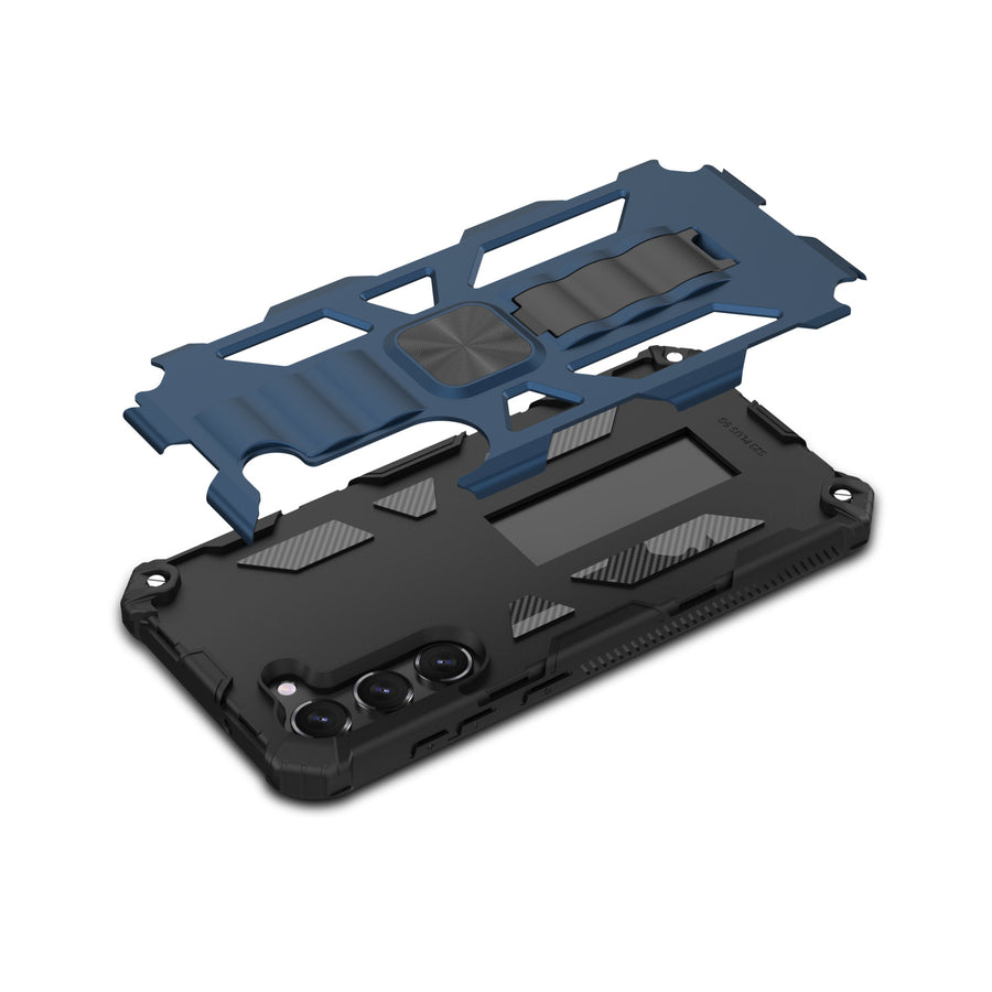 MyBat Sturdy Hybrid Protector Cover (with Stand) for Samsung Galaxy S23 Plus - Ink Blue / Black - MSS23PCSFSSS002-8.jpg