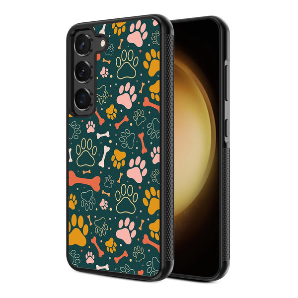 MyBat Design Lab Series Case for Samsung Galaxy S24 - Paw Prints & Bones - MSS24CSLESM003-2.jpg