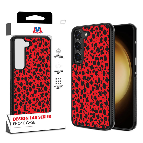 MyBat Design Lab Series Case for Samsung Galaxy S24 - Red Leopard Print - MSS24CSLESM008-1.jpg