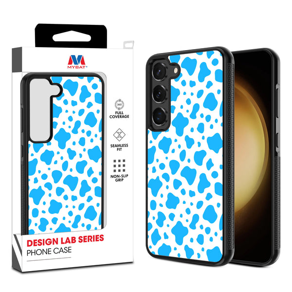 MyBat Design Lab Series Case for Samsung Galaxy S24 - Blue Cow Print - MSS24CSLESM016-1.jpg