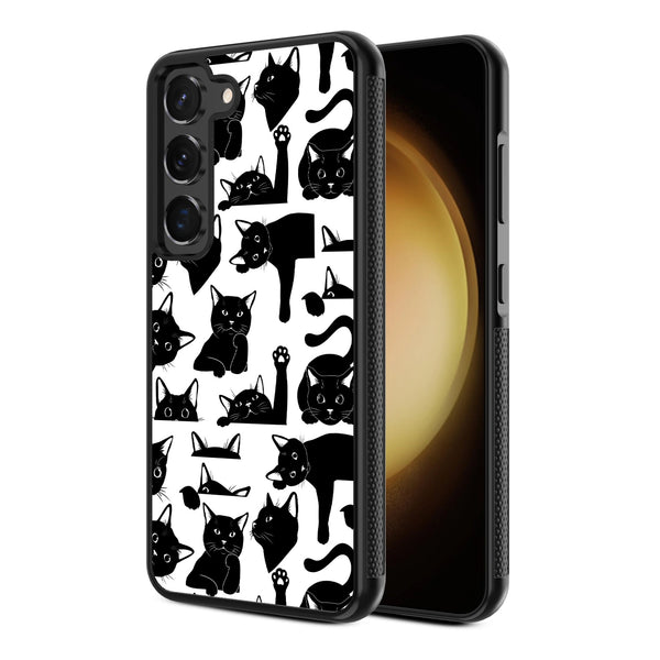 MyBat Design Lab Series Case for Samsung Galaxy S24 - Black Cats - MSS24CSLESM017-2.jpg