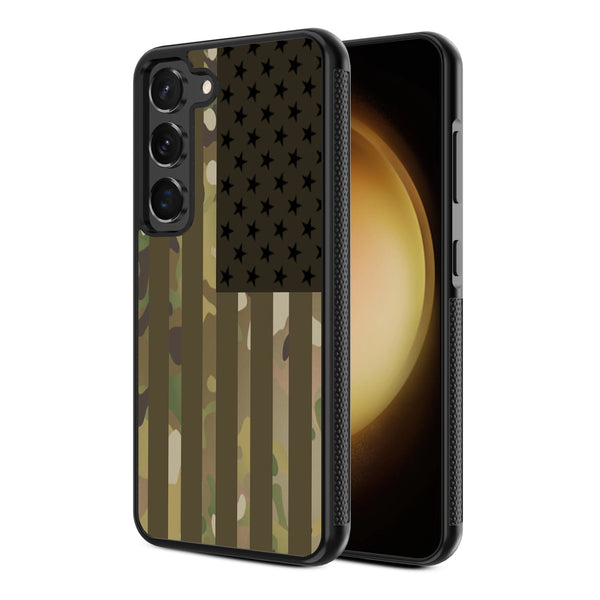 MyBat Design Lab Series Case for Samsung Galaxy S24 - Military Camouflage American Flag - MSS24CSLESM054-2.jpg