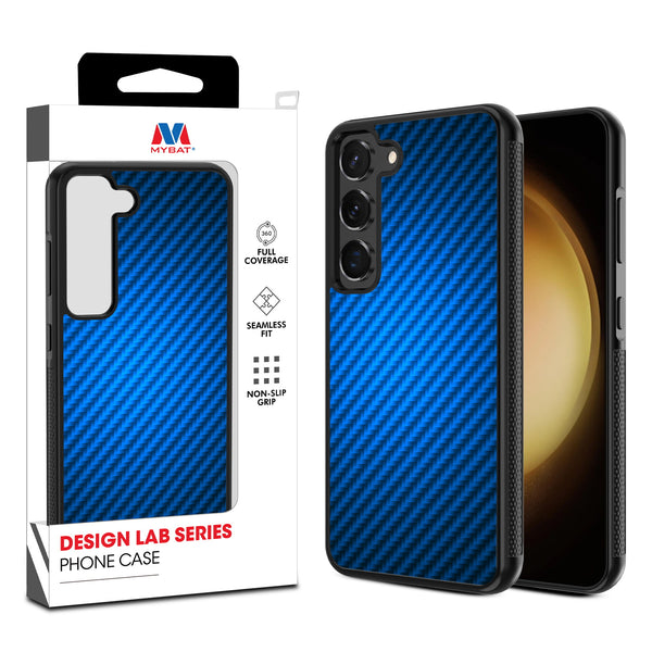 MyBat Design Lab Series Case for Samsung Galaxy S24 - Blue Carbon Fiber - MSS24CSLESM084-1.jpg
