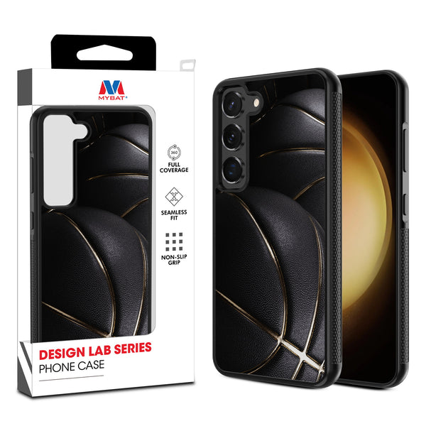 MyBat Design Lab Series Case for Samsung Galaxy S24 - Black Basketballs - MSS24CSLESM090-1.jpg