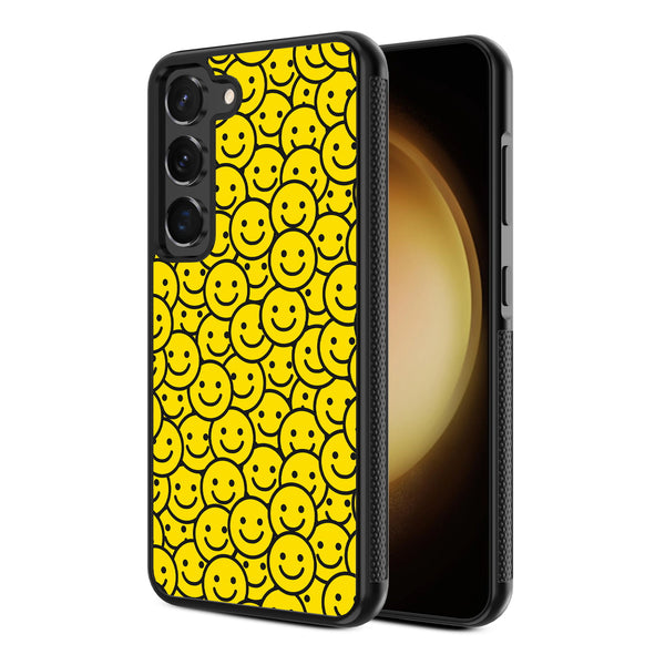 MyBat Design Lab Series Case for Samsung Galaxy S24 - Smiley Faces - MSS24CSLESM097-2.jpg