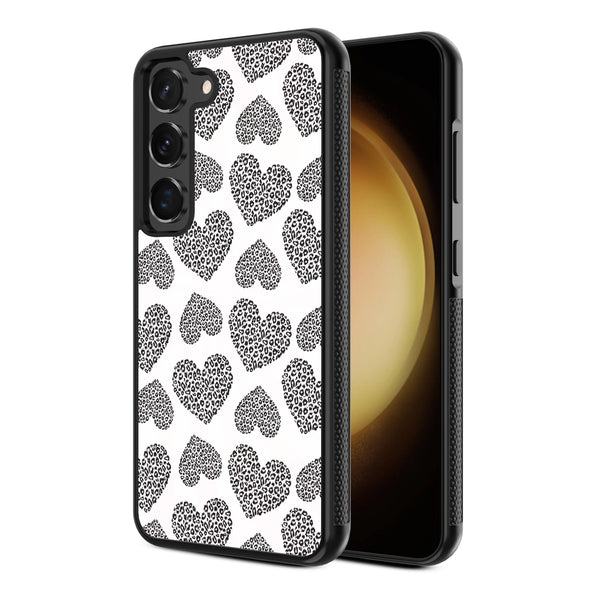 MyBat Design Lab Series Case for Samsung Galaxy S24 - Leopard Print Hearts - MSS24CSLESM098-2.jpg