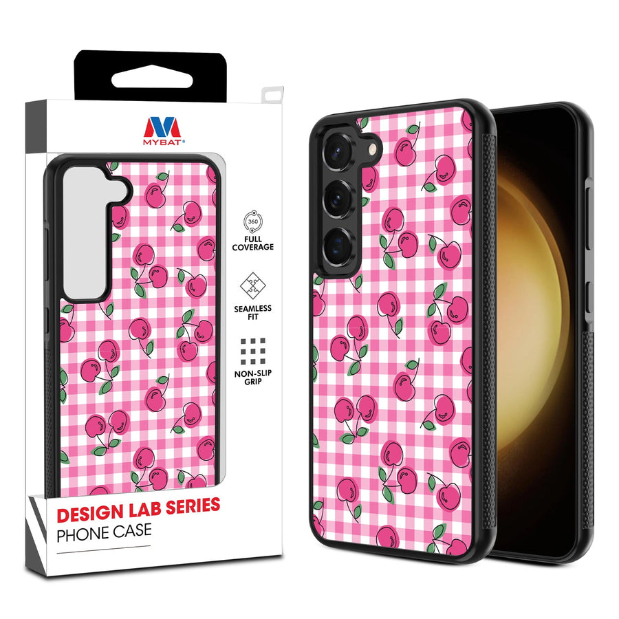 MyBat Design Lab Series Case for Samsung Galaxy S24 - Pink Cherries
