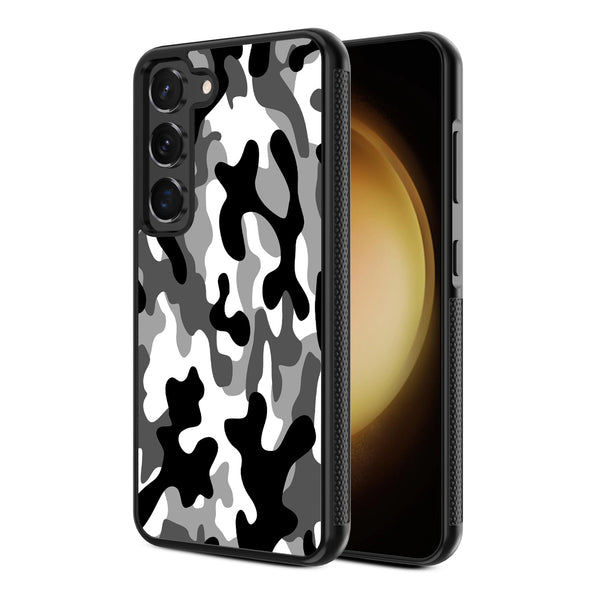 MyBat Design Lab Series Case for Samsung Galaxy S24 - Black & White Camouflage - MSS24CSLESM122-2.jpg