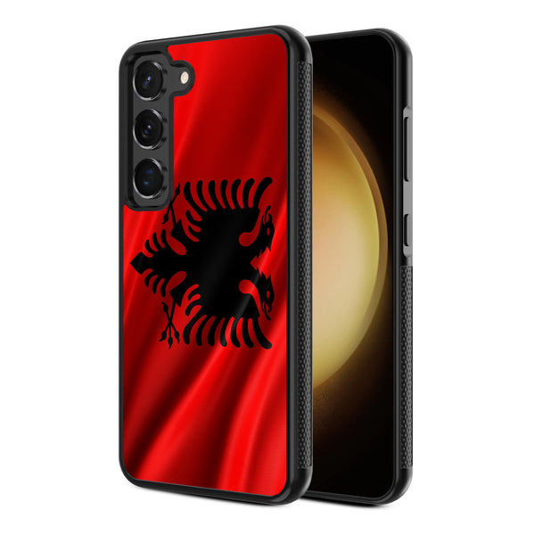 MyBat Design Lab Series Case for Samsung Galaxy S24 - Albania Flag - MSS24CSLESM140-2.jpg