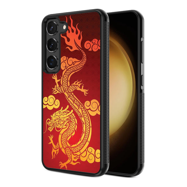MyBat Design Lab Series Case for Samsung Galaxy S24 - Golden Dragon - MSS24CSLESM213-2.jpg