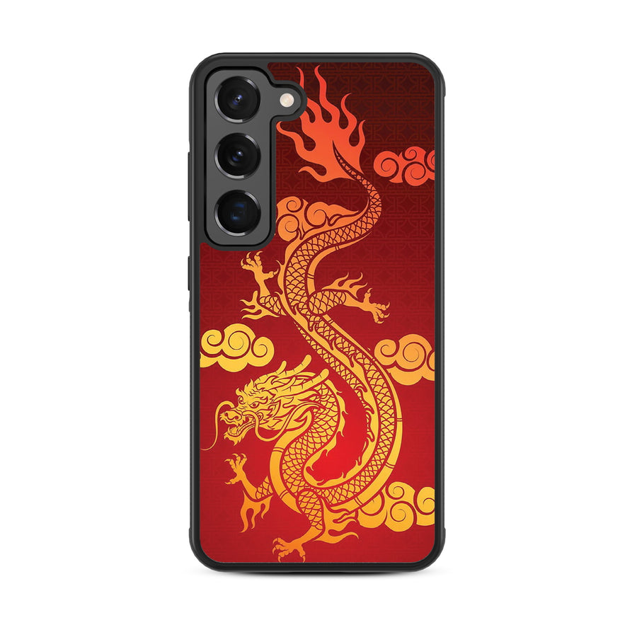 MyBat Design Lab Series Case for Samsung Galaxy S24 - Golden Dragon - MSS24CSLESM213-3.jpg