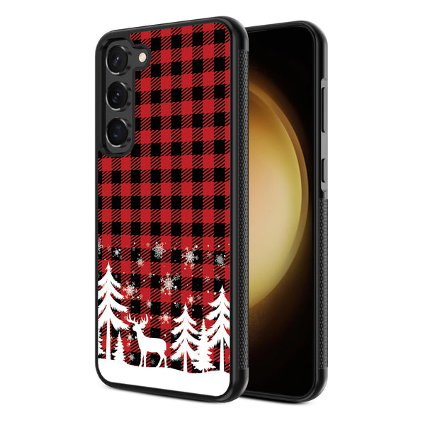 MyBat Design Lab Series Case for Samsung Galaxy S24 - Reindeer Flannel - MSS24CSLESM276-2.jpg