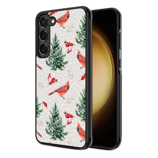 MyBat Design Lab Series Case for Samsung Galaxy S24 - Winter Cardinals - MSS24CSLESM298-2.jpg