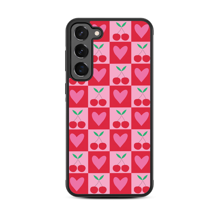 MyBat Design Lab Series Case for Samsung Galaxy S24 - Cherry Hearts - MSS24CSLESM334-3.jpg