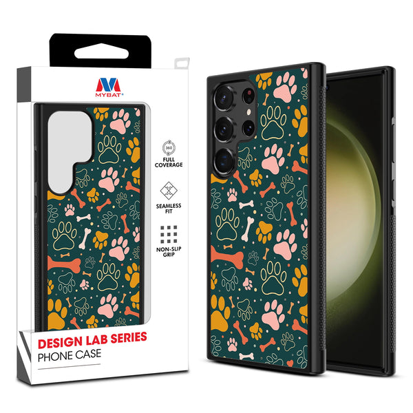 MyBat Design Lab Series Case for Samsung Galaxy S24 Ultra - Paw Prints & Bones - MSS24UCSLESM003-1.jpg