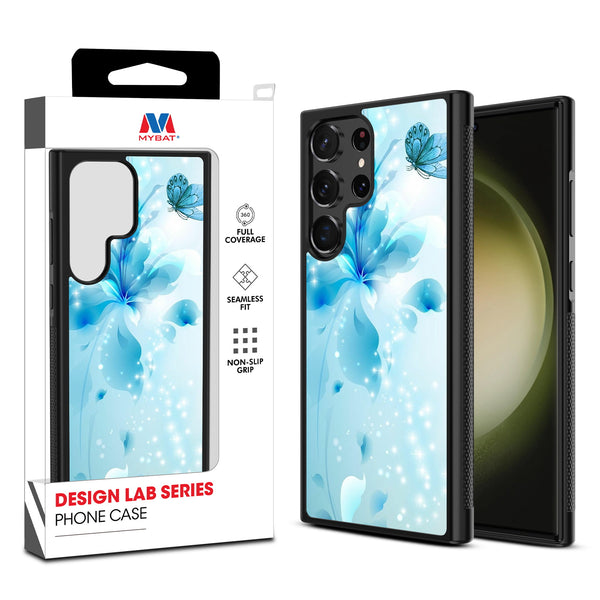 MyBat Design Lab Series Case for Samsung Galaxy S24 Ultra - Butterfly & Flowers - MSS24UCSLESM020-1.jpg