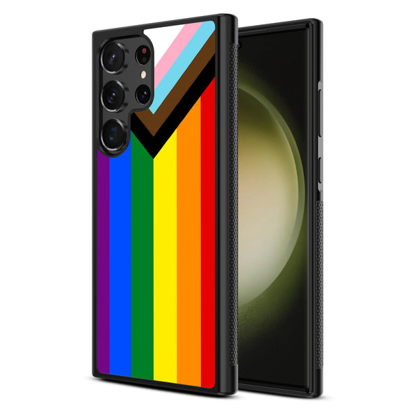 MyBat Design Lab Series Case for Samsung Galaxy S24 Ultra - LGBTQ+ Flag - MSS24UCSLESM034-2.jpg