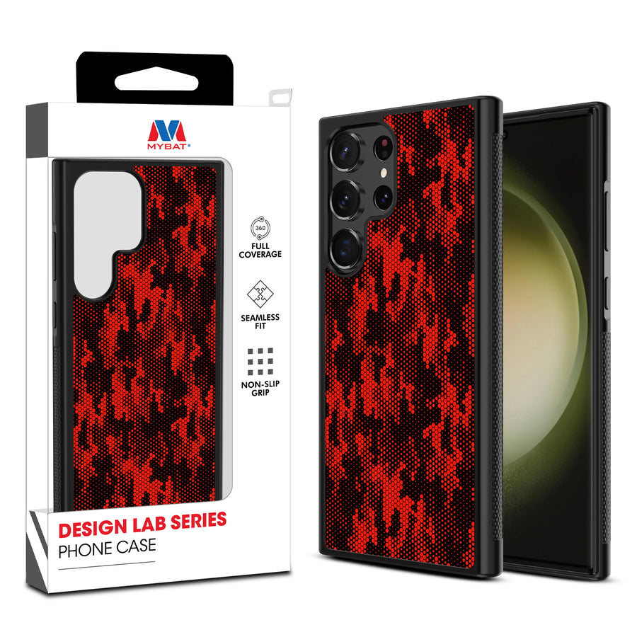 MyBat Design Lab Series Case for Samsung Galaxy S24 Ultra - Red Digital Camouflage - MSS24UCSLESM086-1.jpg