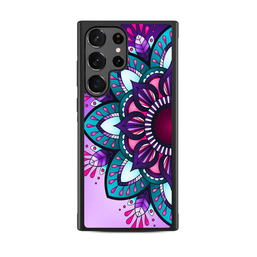 MyBat Design Lab Series Case for Samsung Galaxy S24 Ultra - Flower Mandala - MSS24UCSLESM112-3.jpg