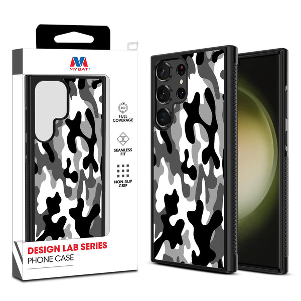 MyBat Design Lab Series Case for Samsung Galaxy S24 Ultra - Black & White Camouflage - MSS24UCSLESM122-1.jpg