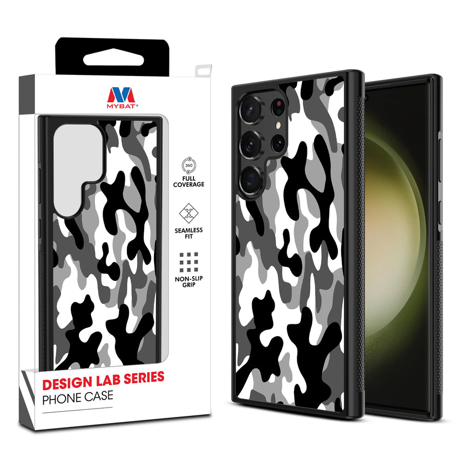 MyBat Design Lab Series Case for Samsung Galaxy S24 Ultra - Black & White Camouflage - MSS24UCSLESM122-1.jpg