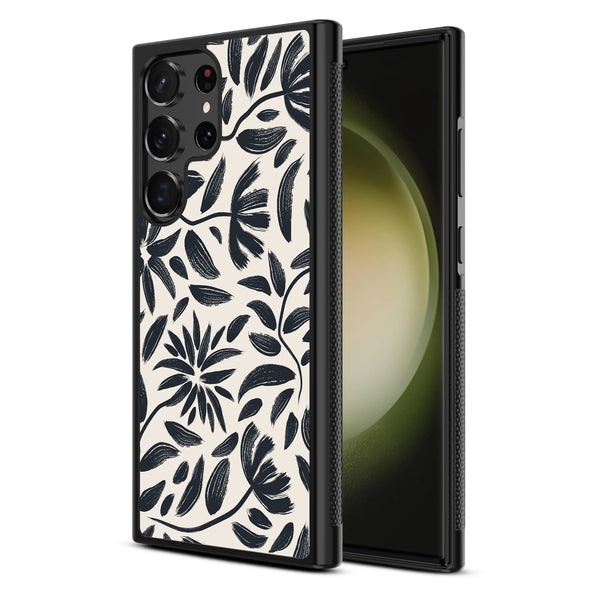 MyBat Design Lab Series Case for Samsung Galaxy S24 Ultra - Vintage Floral - MSS24UCSLESM124-2.jpg