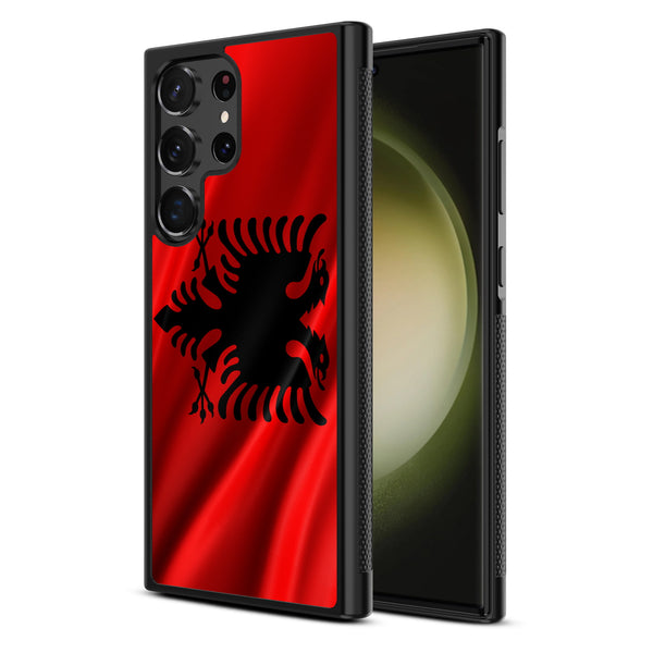 MyBat Design Lab Series Case for Samsung Galaxy S24 Ultra - Albania Flag - MSS24UCSLESM140-2.jpg