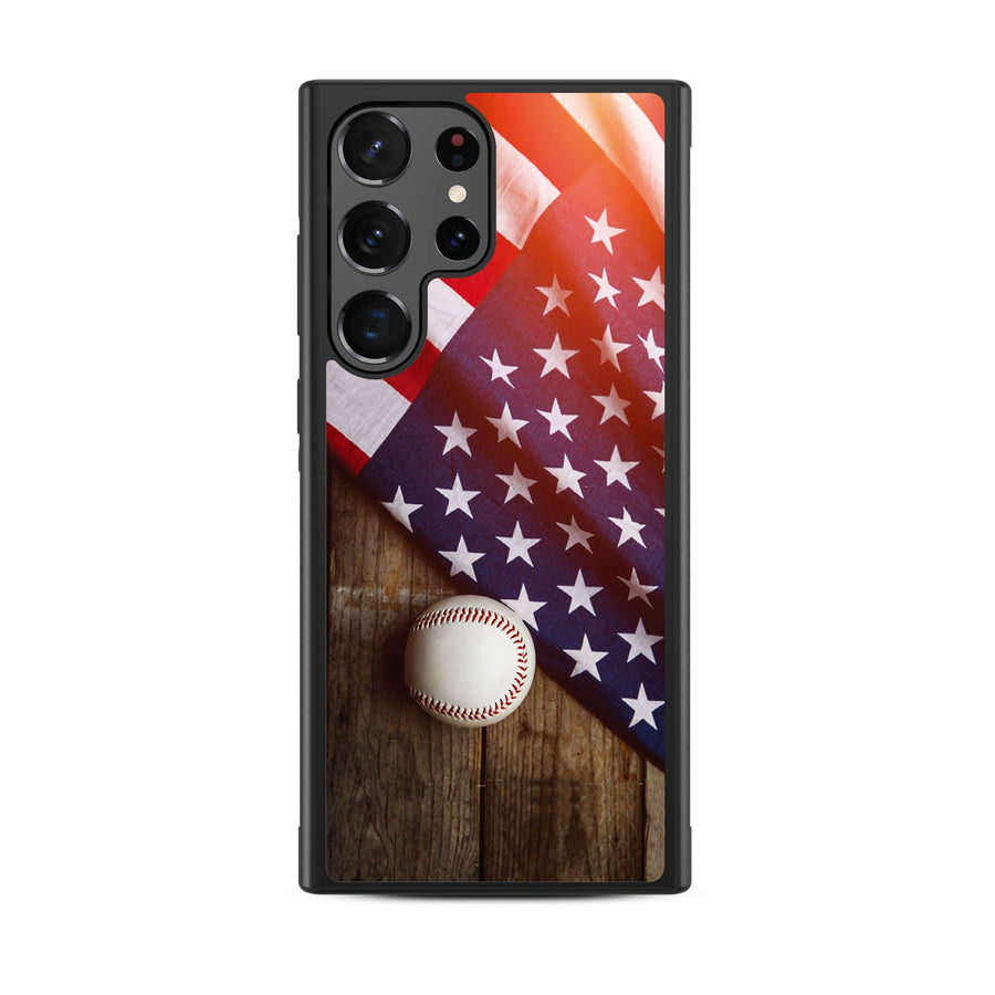MyBat Design Lab Series Case for Samsung Galaxy S24 Ultra - Patriotic Pitch