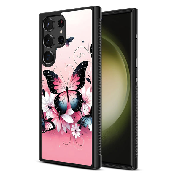 MyBat Design Lab Series Case for Samsung Galaxy S24 Ultra - Butterfly Bouquet - MSS24UCSLESM184-2.jpg