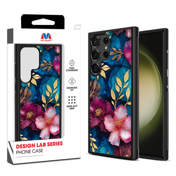 MyBat Design Lab Series Case for Samsung Galaxy S24 Ultra - Gilded Petals - MSS24UCSLESM188-1.jpg